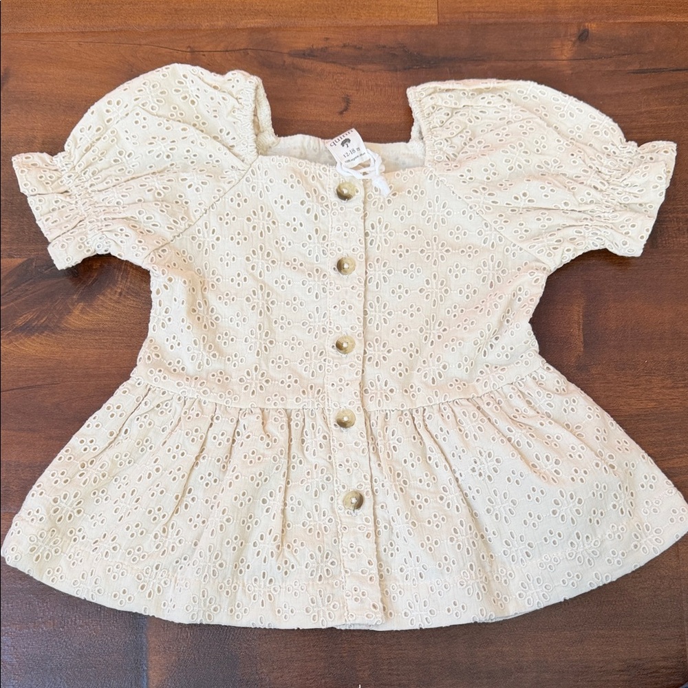Kate Quinn Eyelet 100 Acre Woods Top